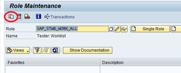 SAP Transaktion PFCG - Kopieren einer Standardrolle