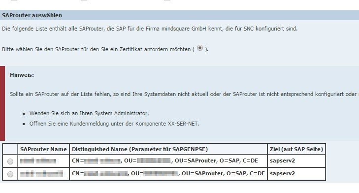 in apply certificate sap ganz HowTo: erneuern SNC SAProuter Zertifikat einfach