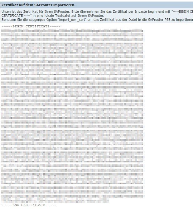 apply sap certificate in einfach ganz SAProuter SNC HowTo: Zertifikat erneuern