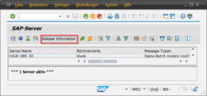 SAP Kernel Version SM51 Teil 1
