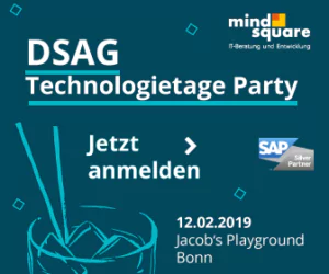 DSAG Technologietage Party 2019