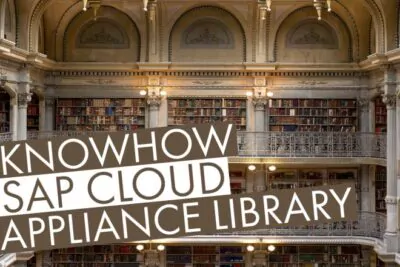 SAP Cloud Appliance Library