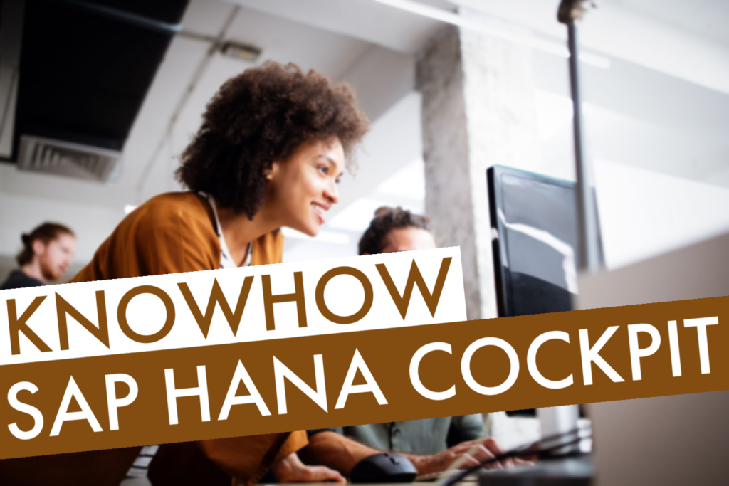 sap hana cockpit