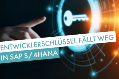 Entwicklerschlüssel S/4HANA