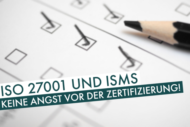 Zertifizierung ISO 27001