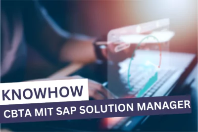 SAP CBTA Solution Manager