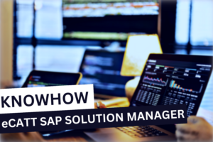 SAP eCATT Solution Manager