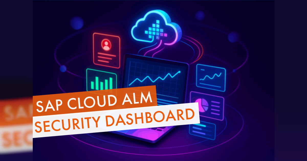 Security Dashboard in SAP Cloud ALM