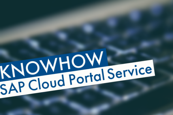 SAP Cloud Portal Service