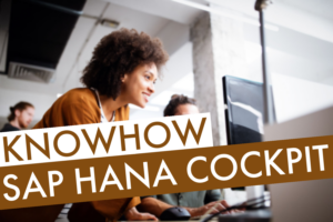 sap hana cockpit
