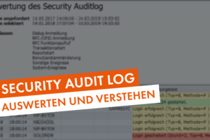 Security Audit Log auswerten