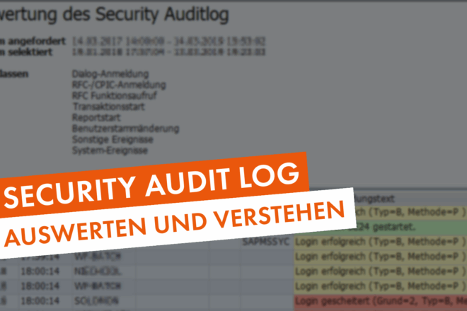 Security Audit Log auswerten