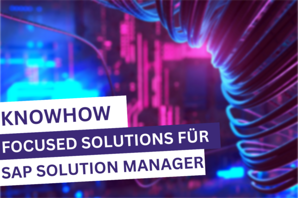Focused Solutions für SAP Solution Manager